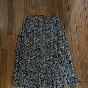 Vintage Leopard Print Women's Skirt